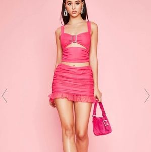 Sugar Thrillz Spoiled Starlet Ruched skirt